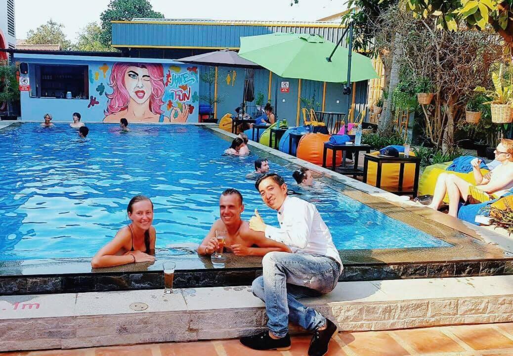 The Flex Hostel เสียมราฐ ภายนอก รูปภาพ